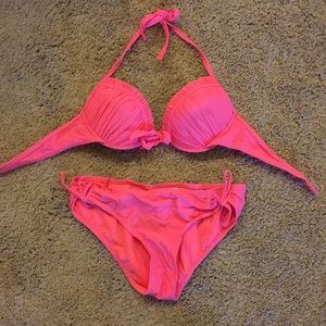 Pink bikini